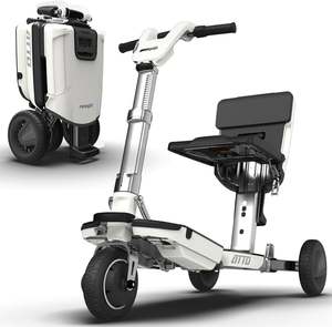 Tout nouveau scooter électrique pliable à 3 roues, léger, approuvé pour les avions, batterie au lithium longue portée, scooter de voyage portable - Product Image 5