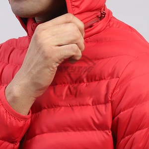 Veste matelassée pour homme en nylon et polyester sur mesure, best-seller, prix de gros, logo sur le devant, veste matelassée pour homme - Product Image 5