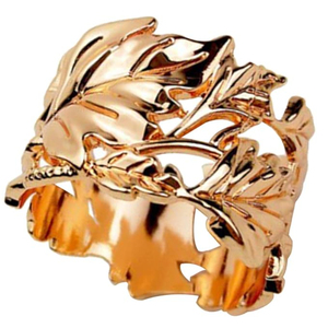 Nouvel arrivage Rond de serviette élégant Maille dorée Anneaux de serviette faits à la main Organisateur de tissu pour accessoires d'hôtel par Indian Metal World - Product Image 4