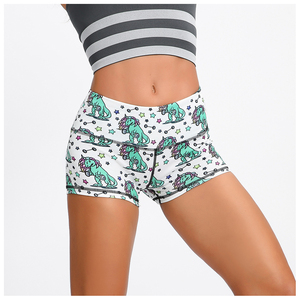 Pantalones cortos sublimados de cintura alta para mujer, pantalones cortos de gimnasio, pantalones cortos especiales para entrenamiento, superventas 2025 - Product Image 1