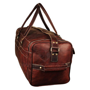 Hot Selling Premium Leather Duffel Bag Best Quality Leather Duffle Bags - Product Image 3