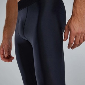 OEM personalizado de alta calidad Activewear para los deportes de encargo de los hombres blancos de compresión gimnasio cintura elástica Yoga Leggings para hombres - Product Image 2