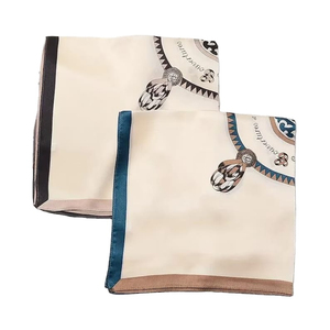 Premium Quality Luxury Design Print Silk <b>Square</b> <b>Scarf</b> Women Soft Satin Horse Hairband Neckerchief Office Hijab Headband Gift - Product Image 3