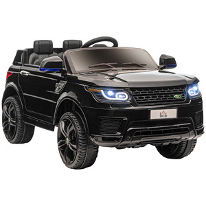 HOMCOM Coche Eléctrico para Niños de 3 a 6 Años con Control Remoto, Luces LED y Bocina, en PP y Metal, 110x68x52 cm - Product Image 1