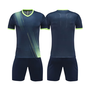 Conjuntos de kits de entrenamiento de fútbol de poliéster de malla personalizada, uniformes de fútbol, uniformes de entrenamiento de jugador de fútbol - Product Image 6