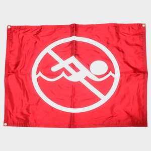 No hay bandera de natación para condiciones peligrosas - Product Image 1