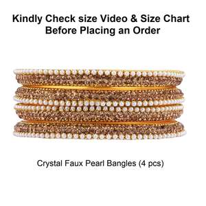 Ensemble de bracelets indiens de créateur à la mode, plaqué or, strass cristal de mariée, bracelet de mariage, fabricant indien, bijoux en gros - Product Image 3