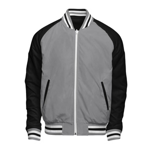 Chaqueta personalizada Lettermen Varsity, nuevo estilo, 100%, Chaqueta larga de invierno con cremallera de alta calidad, para menDDP CollegeBaseballjacket, envío - Product Image 2