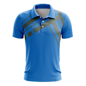 Camisetas de Manga Corta para Hombre, Tejidas, de Alta Calidad, con Estampado Sólido, de Poliéster Ecológico, de Secado Rápido, con Logotipo Bordado Personalizado, Transpirables - Product Image 3