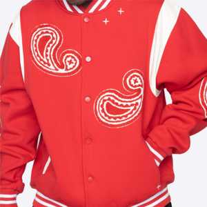 Ropa de calle al por mayor, servicio OEM para hombre, chaqueta de béisbol con estampado de sublimación 3D de satén personalizada, chaqueta Bomber - Product Image 6