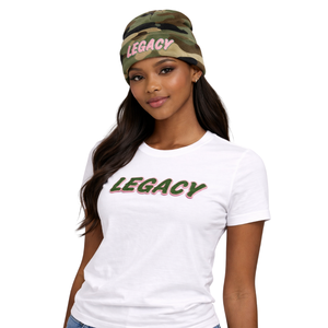 Gorro de Punto Camo Legacy, Hermandad Griega, Color Rosa y Verde, para Mujer, Invierno, Ropa de Hermandad Universitaria - Product Image 1