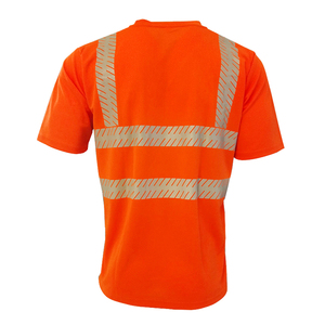 Camisa de Trabajo de Seguridad de Poliéster Reflectante y Transpirable, Aprobada por ANSI ISEA, Alta Visibilidad, para Construcción, Seguridad e Industria - Product Image 3