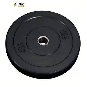 SK-Factory Direct Olympik Plaques de pare-chocs colorées 5-25kg LB/<span class=keywords><strong>KG</strong></span> Mark Plaques d'haltères en caoutchouc pour l'entraînement en salle de sport - Product Image 4