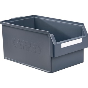Contenedor de Almacenamiento de Plástico PE Grey GRID PLAN L500xW300xH250mm Diseñado para una Mejor Organización y Estética - Product Image 1