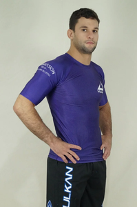 2026 Customized Logo Rash Guard Fitness Compression MMA Tight <b>Black</b> Gym Wear Sports Apparel Plain Blank Men T Shirt - Product Image 2