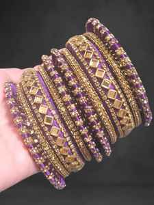 Best Selling Women's Elegant New Design Handmade <b>Glass</b> <b>Bangle</b> Sets High Quality Vintage Style Wedding Jewelry for Ladies Girls - Product Image 4
