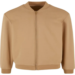 Veste bomber de haute qualité pour homme, col montant, style streetwear, 100% coton, personnalisable en gros, couleurs et tailles - Product Image 1