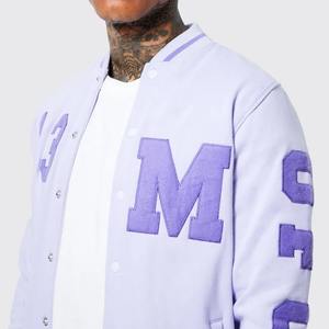 Chaquetas Letterman Vintage de Lona Recubierta Unisex de Alta Calidad, Chaqueta de Béisbol con Estampado Personalizado al por Mayor - Product Image 3