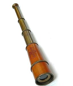 Télescope nautique Antique Kelvin & Hughes Spyglass avec étui en bois de rose Télescope vintage fait à la main - Product Image 4