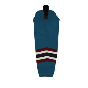Concevez vos propres vêtements de sport sublimés Chaussettes de hockey sur glace Nom de l'équipe personnalisé Service OEM disponible Chaussettes de hockey sur glace - Product Image 2