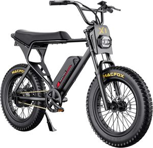 X1S 2025 E bikes สำหรับผู้ใหญ่, จักรยานไฟฟ้า750W ล้อความเร็ว25 MPH สูงสุด, ช่วง38ไมล์ (PAS1), 20 "x 4" ยางอ้วน, เมือง/โรงเรียน - Product Image 1