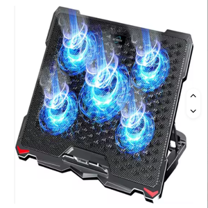 NOUVEAU ORIGINAL SOUS EMBALLAGE COUPE-DROIT - Refroidisseur d'ordinateur portable en plastique RGB à lumière respirante pour l'exportation - Product Image 1