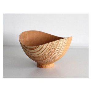 Tazón Redondo de Madera Maciza Pulida, Ligero, Color Marrón Claro, para Restaurante y Hogar, Vajilla, Frutero de MULTI CRAFT - Product Image 1