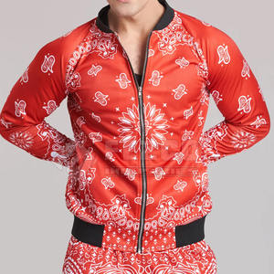 Chándal de sublimación de manga larga para hombre, precio barato, OEM, venta al por mayor, nuevo diseño, conjunto de chándal de sublimación a granel de algodón - Product Image 5