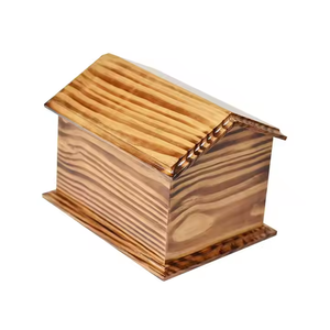 Urnas de corazón de madera altamente duraderas, urnas de cremación de madera con texto personalizado para mascotas, urnas con forma de corazón de palisandro para mascotas, precio asequible - Product Image 2