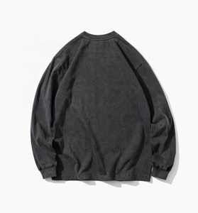 Wholesale 100% Cotton Blank Oversized <b>Tshirt</b> 260G Heavy Weight Custom 3d Logo Men Puff Print Tee Shirt - Product Image 2