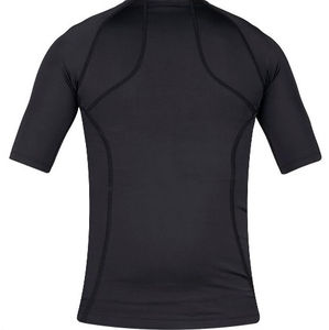 Camiseta de Manga Corta para Hombre, Protección UV, Elástica, de Secado Rápido, para Natación, Color Negro, Sublimada en los Brazos - Product Image 3