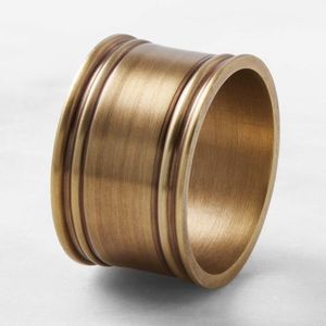 Modern Metal Napkin Ring Ideal For Restaurant <b>Table</b> Setup With Clean Lines And Classy Appearance - Product Image 2