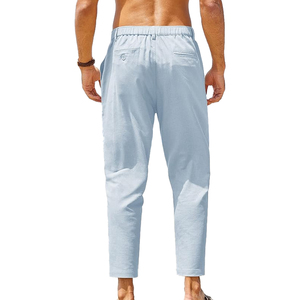 Pantalon pour homme de style décontracté de haute qualité, taille haute, tissu écologique pour un confort optimal, apparence quotidienne raffinée - Product Image 6