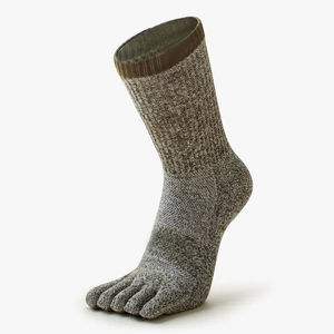 Chaussettes de haute qualité coton élastique personnalisé hommes léger confortable doux respirant cinq doigts chaussettes de sport - Product Image 3