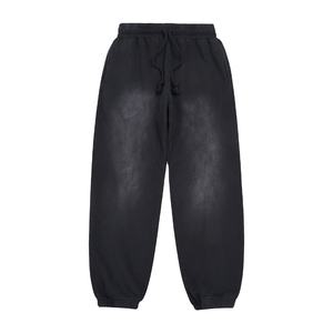 Pantalons de survêtement personnalisés avec logo, en coton French Terry, longs, pour hommes, taille évasée, pantalons de survêtement amples pour hommes - Product Image 1
