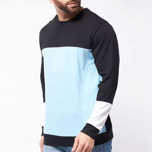 T-shirts à manches longues pour hommes de haute qualité 100% coton respirant écologique couleur verte imprimé design décontracté - Product Image 4