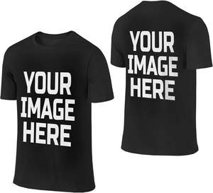 Stock al por mayor publicidad camisetas 100% poliéster correr camiseta promocional hombres sublimación personalizada camiseta - Product Image 1