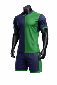 Uniforme de Fútbol Personalizado al por Mayor, Camiseta y Pantalones Cortos Transpirables que Absorben la Humedad, Uniforme para Entrenamiento y Partido - Product Image 3