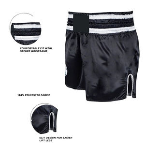 ผู้ผลิต OEM กางเกงมวยไทย พิมพ์โลโก้ตามสั่ง กางเกงต่อสู้คุณภาพพรีเมียม กางเกงมวยไทยใส่สบาย ผลิตตามแบบที่ต้องการ - Product Image 6