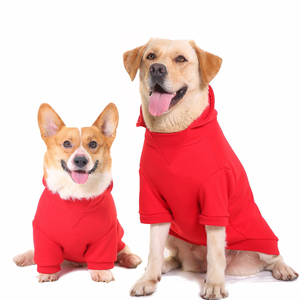 Hot Sale Wholesale Transfer Printed Pet Hoodie Costume Soft Fleece Plain <b>Dog</b> Hoodie Breathable Cat Hoodie - Product Image 1