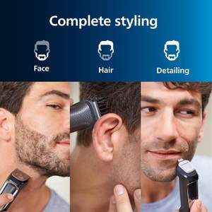 Kit de Aseo Masculino Todo en Uno de 15 Piezas: Afeitadora, Recortadora de Barba y Pelo con Cable USB para Nariz, Orejas y Cabeza (No apto para vehículos recreativos) - Product Image 6