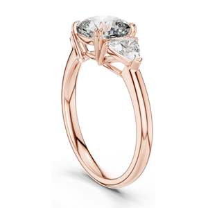 2.39 CT Cushion Cut Lab Diamond Engagement <b>Ring</b> Trillion Side Stones VVSVS EF CVD Diamonds 18K, 14K, 10K Gold & 925 - Product Image 6