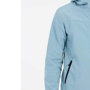 Vente chaude en gros Veste softshell d'hiver en toile à col montant imperméable pour homme Respirante Chaude Anti-froissement Séchage rapide Logo avant - Product Image 5