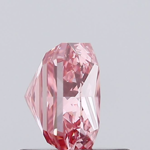 Diamant de laboratoire rose vif fantaisie certifié IGI, 2 carats, taille carrée radiant, clarté VS, pour la fabrication de bijoux - Product Image 2