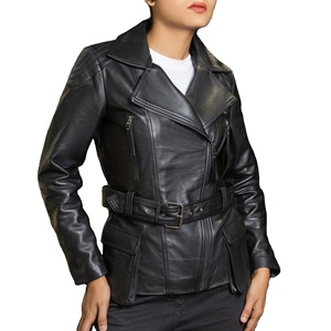 Nouvelle veste en cuir marron pour homme, style streetwear, col montant, personnalisable avec logo frontal et autres motifs artisanaux sur mesure - Product Image 1