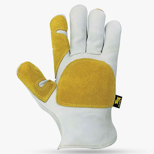 Skatiq SG-6063ถุงมือหนังวัวสำหรับขับขี่เพื่อความปลอดภัยในการเชื่อมจุด - Product Image 3