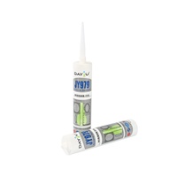 Colle adhésive miroir Alkoxy non corrosive à durcissement rapide Mastic silicone transparent durable non affaissé pour fixation miroir