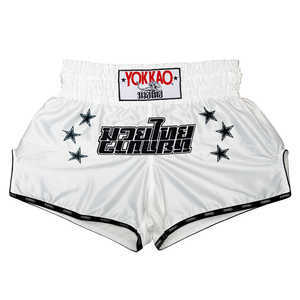 Premium Poliéster Satén Muay Thai Fight Shorts - Product Image 3