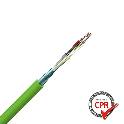 1X2X0.8mm BC KNX EIB 버스 케이블 1P PE 절연 PVC 재킷 RoHS CPR 에코