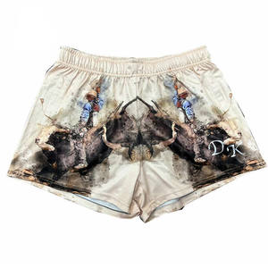 Short en maille douce tie-dye de haute qualité pour hommes ceinture élastique confortable vêtements de football de rugby d'été - Product Image 1